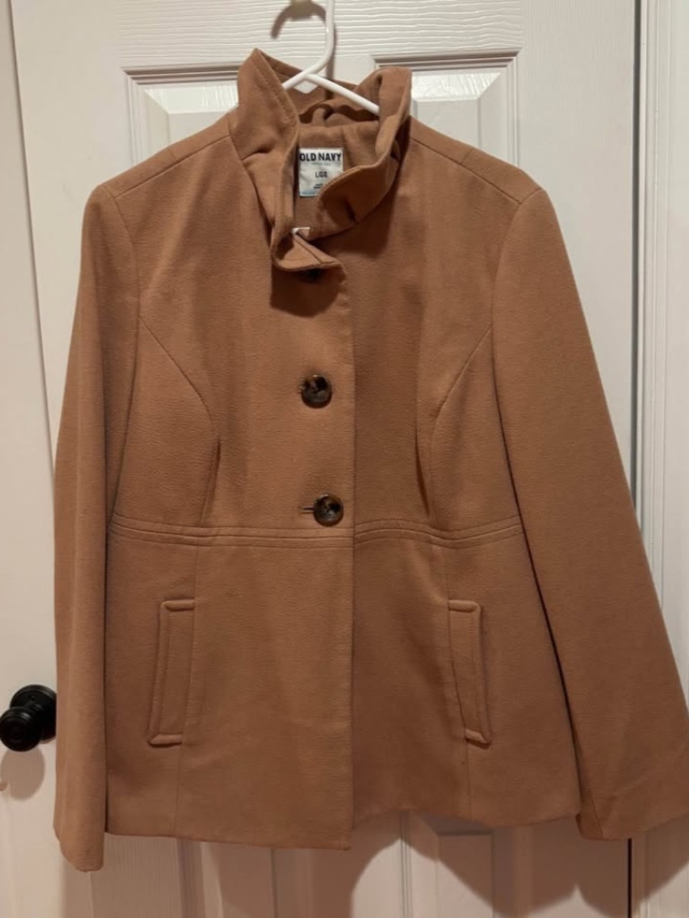 Old Navy Camel Tan Peacoat Size Large
